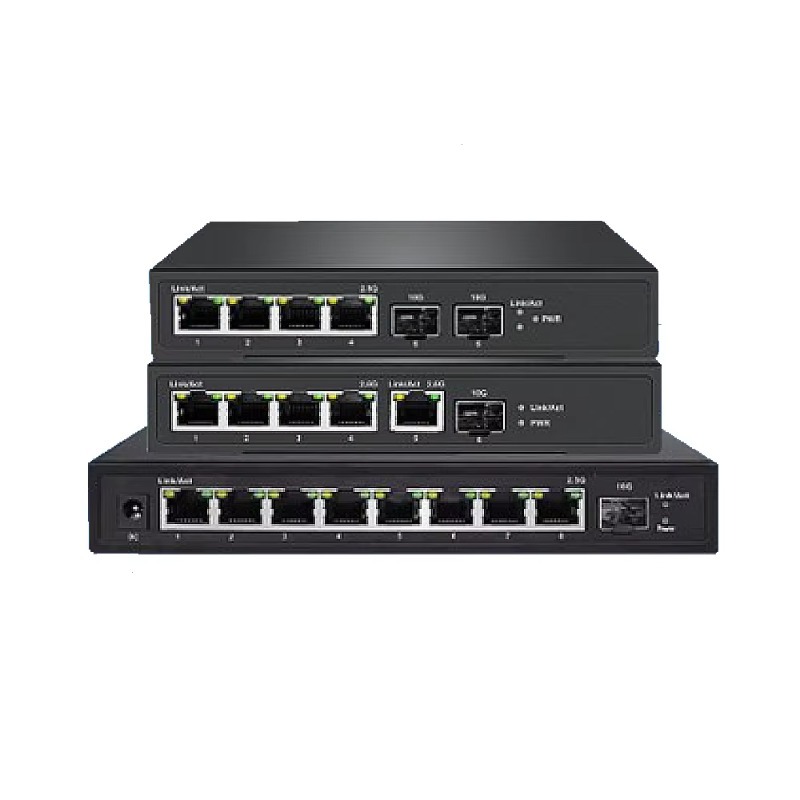 5ポート/8ポート 2.5G ウェブ管理 802.3at 3 - Sfp+ 10G Managed Switch 8 Port のレビューと価格