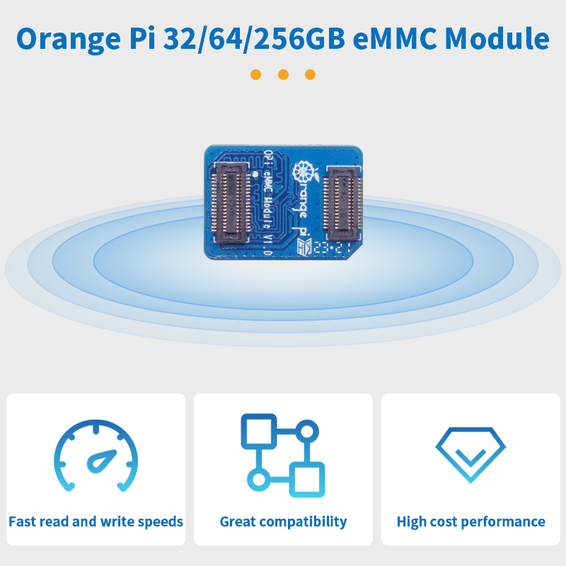 Orange Pi EMMCモジュール 32GB 64GB  - Orange Pi 5 Plus 32Gb のレビューと価格